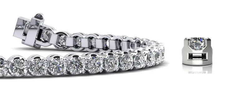 Captivating Shimmer Lab-Grown Diamond Tennis Bracelet with 2.59 ct.(finished) 2.3mm