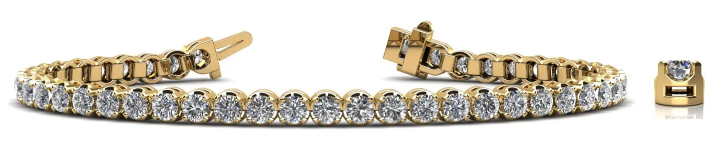 Captivating Shimmer Lab-Grown Diamond Tennis Bracelet with 2.59 ct.(finished) 2.3mm