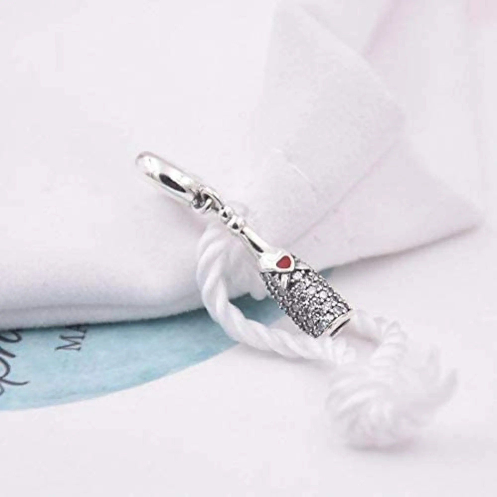 Celebration Champagne Alcohol Drink Dangle Pendant Charm