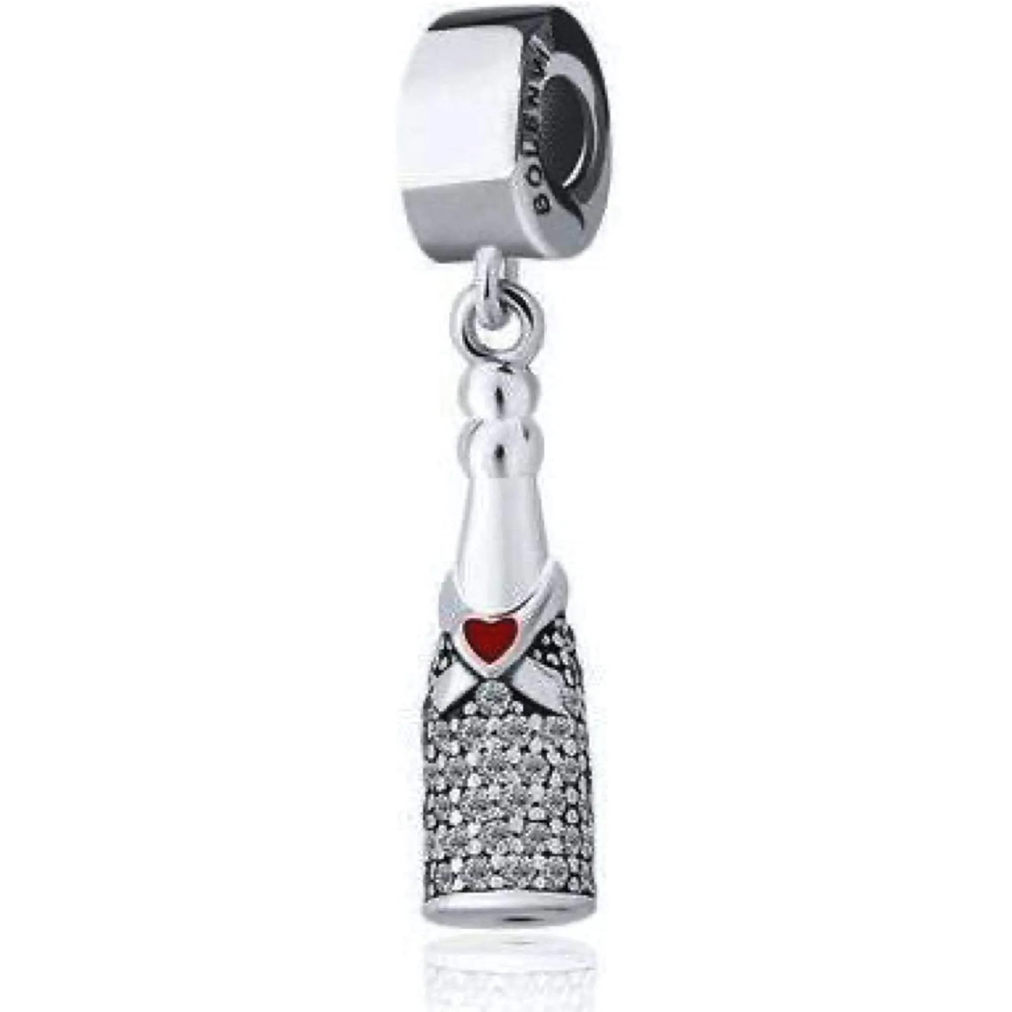 Celebration Champagne Alcohol Drink Dangle Pendant Charm