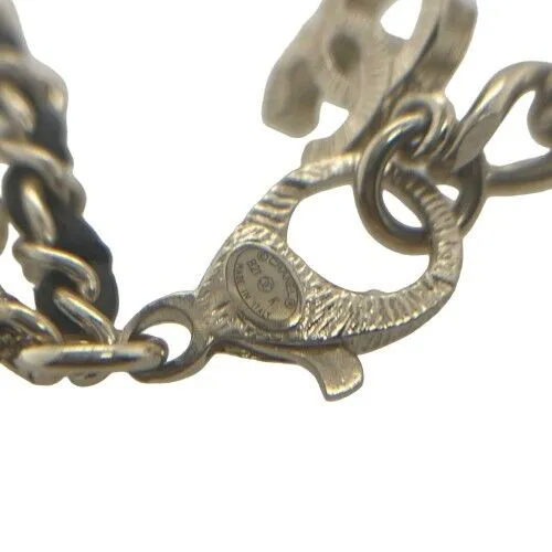 Chanel CC Faux Crystal Pearl Linked Chain Bracelet 2021