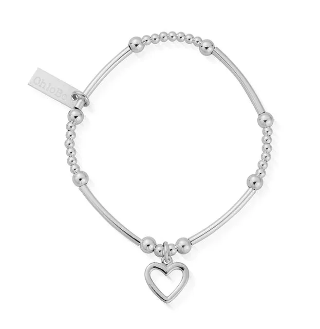 ChloBo Kids Cute Mini Open Heart Bracelet