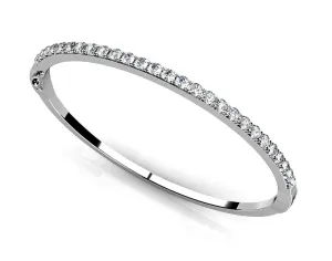 Classic Lab-Grown Diamond Bangle with 1.46 ct.(finished) 2.3mm