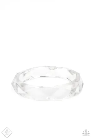 Clear-Cut Couture - White Bracelet (SS-0821)