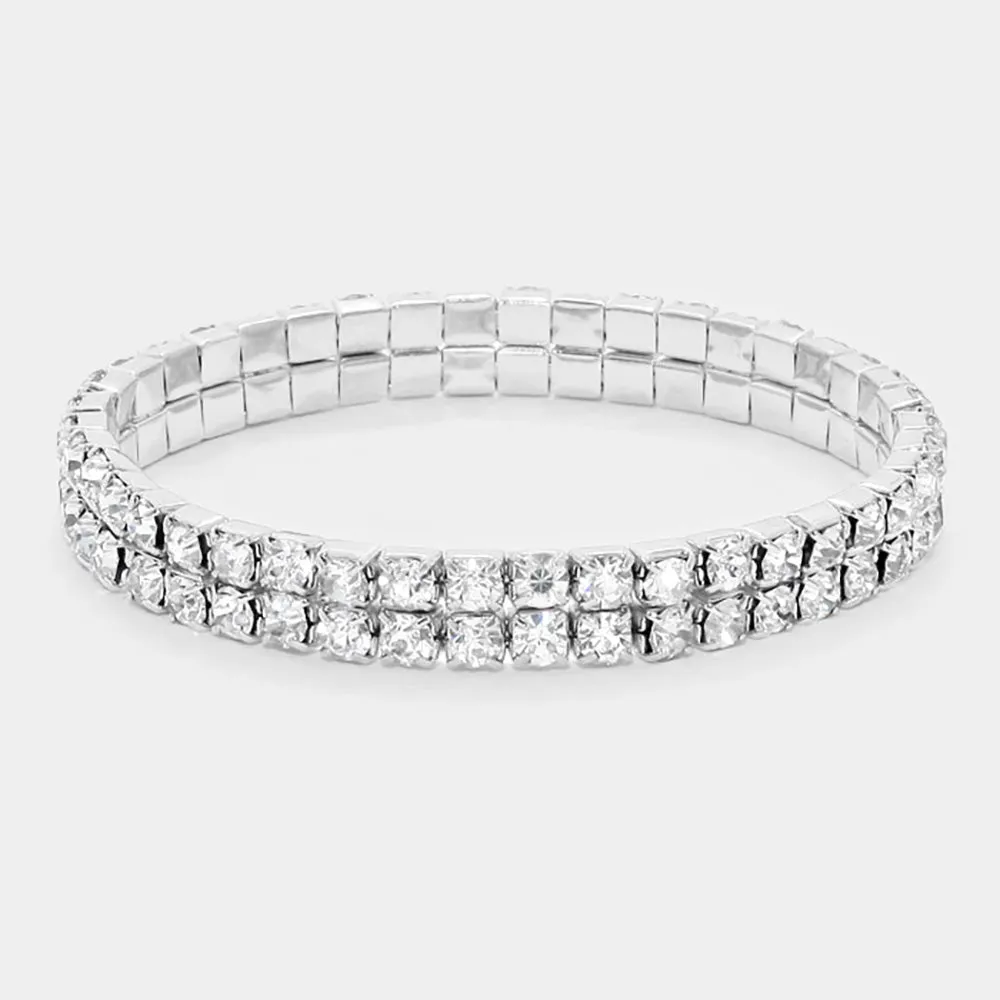 Clear Multi Row Bracelet | 136821