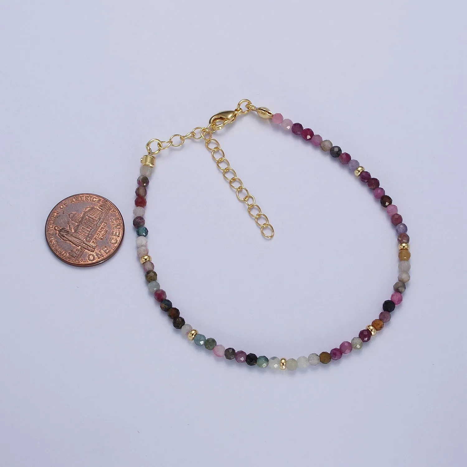 Clearance Pricing BLOWOUT Dainty Beaded Bracelet Tourmaline, Amazonite, Ruby, Amethyst, Moonstone Jewelry Handmade Jewelry WA-1221 WA-1222 WA-1238 WA-1239 WA-1240