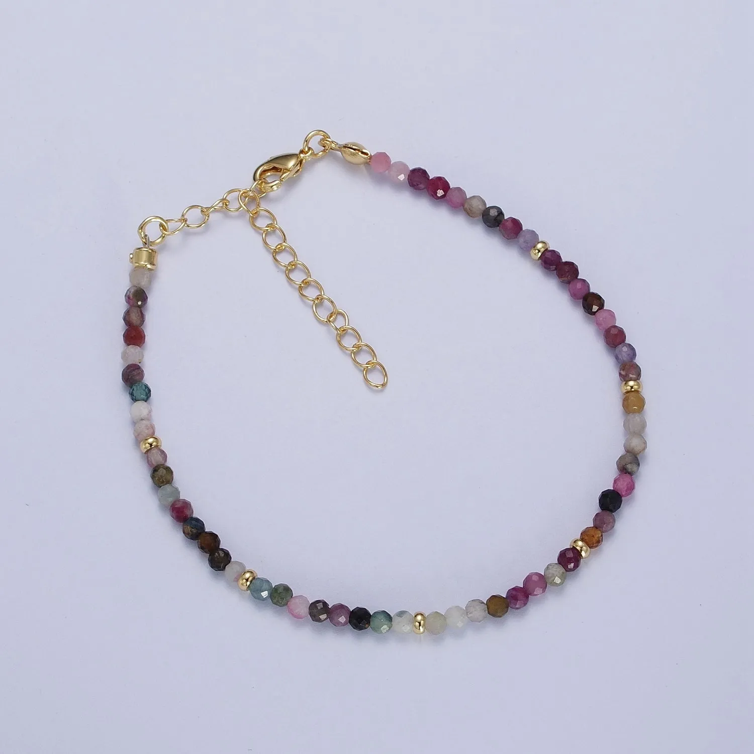 Clearance Pricing BLOWOUT Dainty Beaded Bracelet Tourmaline, Amazonite, Ruby, Amethyst, Moonstone Jewelry Handmade Jewelry WA-1221 WA-1222 WA-1238 WA-1239 WA-1240