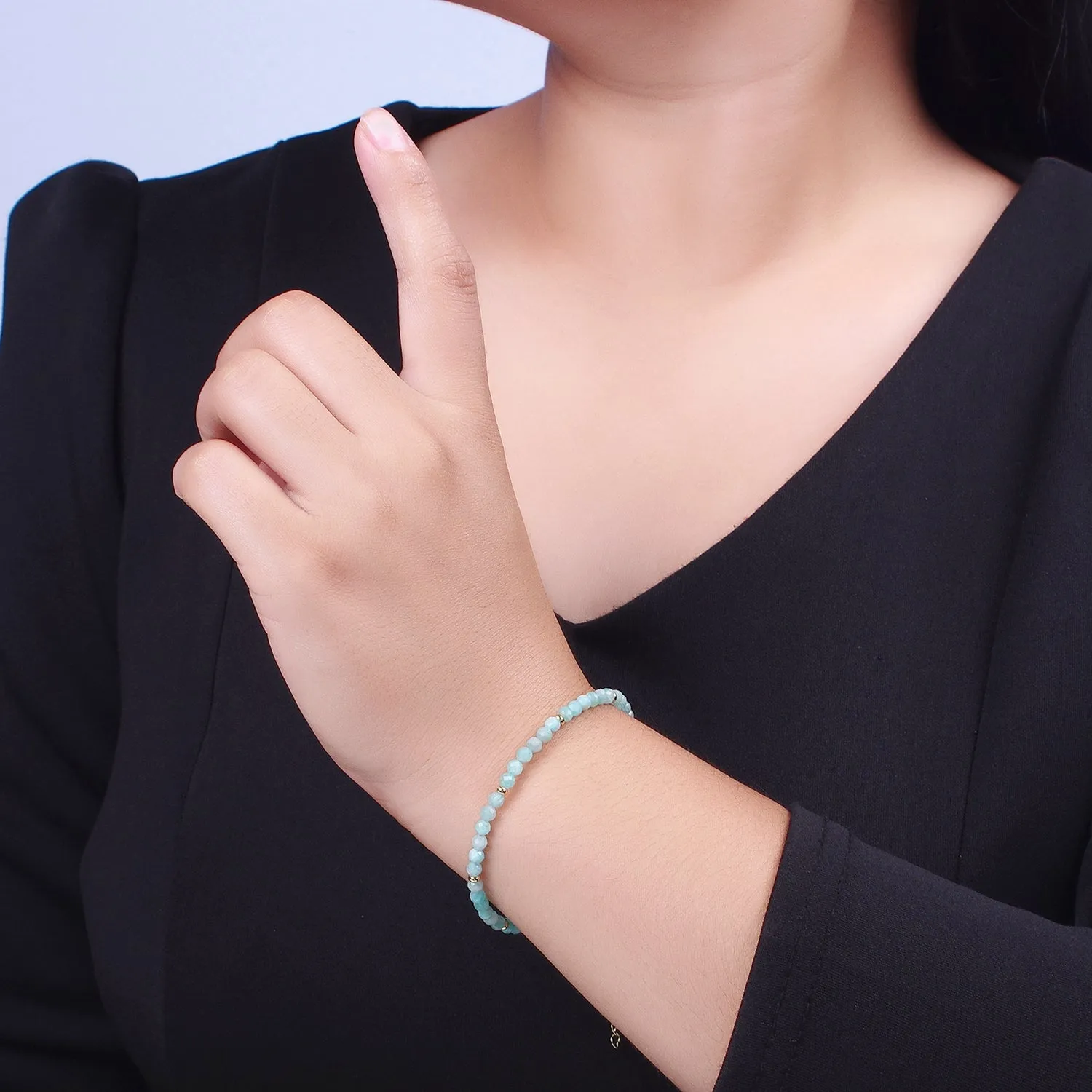 Clearance Pricing BLOWOUT Dainty Beaded Bracelet Tourmaline, Amazonite, Ruby, Amethyst, Moonstone Jewelry Handmade Jewelry WA-1221 WA-1222 WA-1238 WA-1239 WA-1240