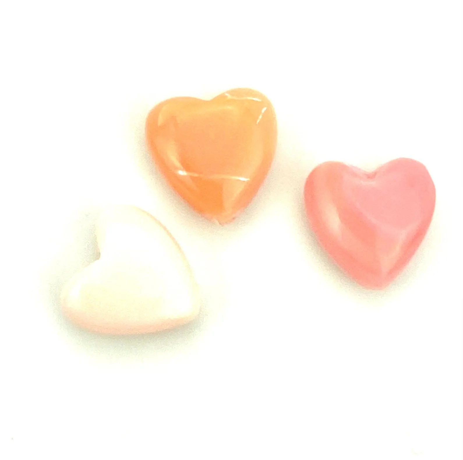 Conch Shell Heart Beads, Conch Beads, Sku#M18
