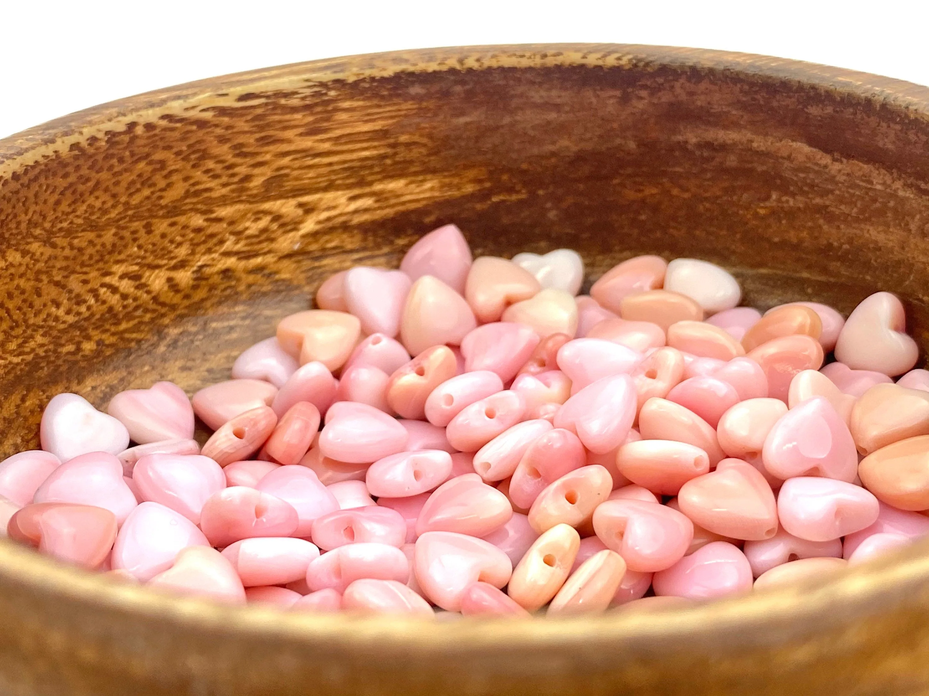 Conch Shell Heart Beads, Conch Beads, Sku#M18