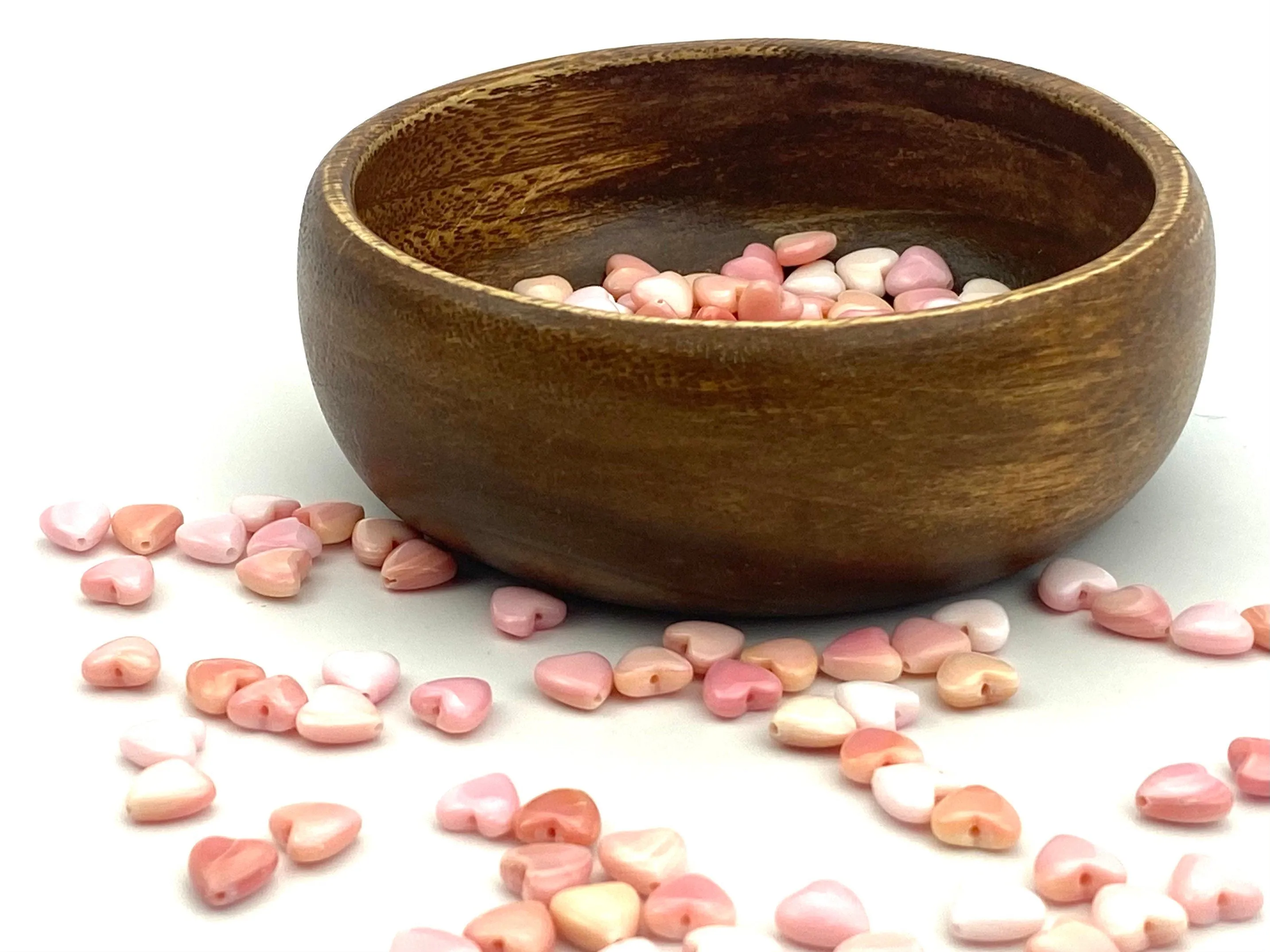 Conch Shell Heart Beads, Conch Beads, Sku#M18