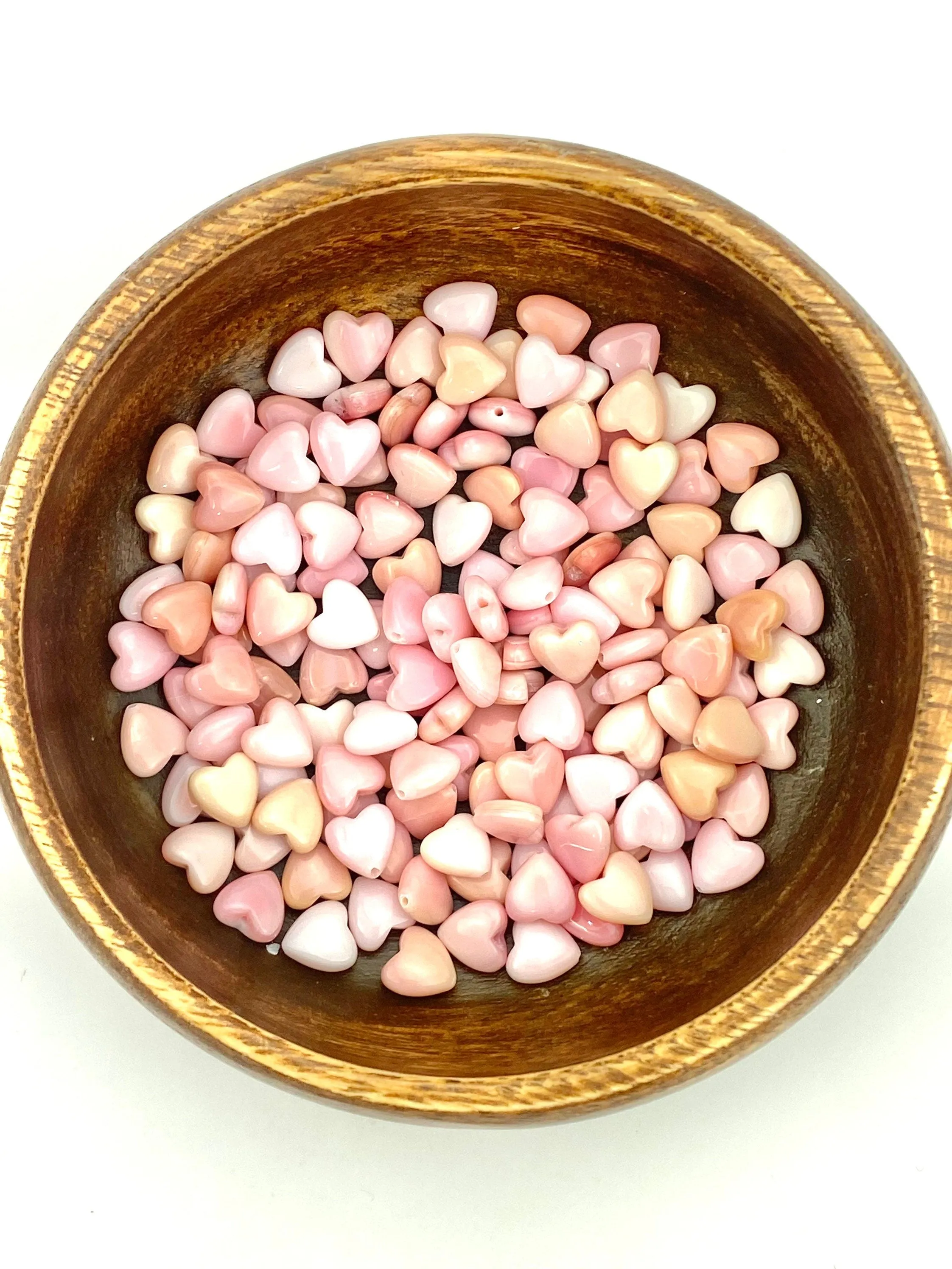 Conch Shell Heart Beads, Conch Beads, Sku#M18
