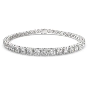 Cosima Round Cut Diamond Tennis Bracelet Prong Set (8 ctw)