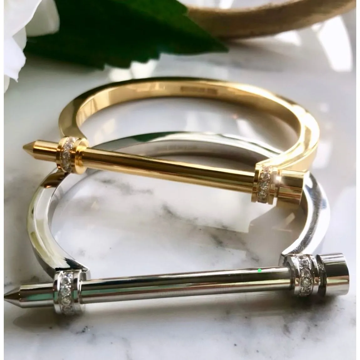 Crystal Dagger Bar Bracelet