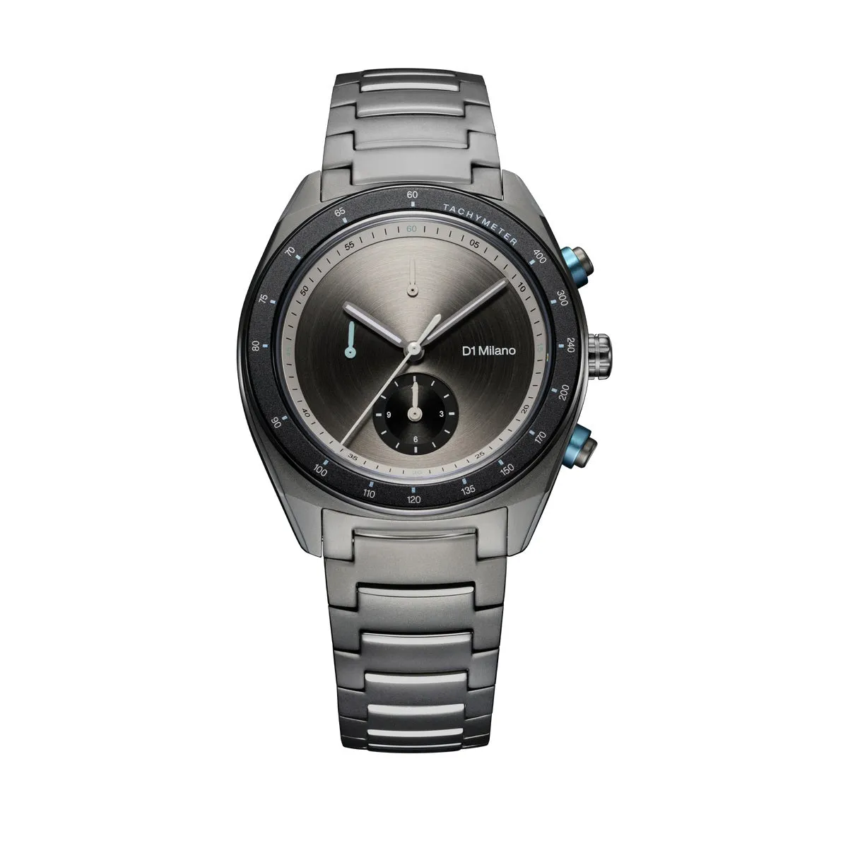 D1 Milano CRONOGRAFO Quartz Gun Metal Dial Analog Watch For - Gents CHBJ21