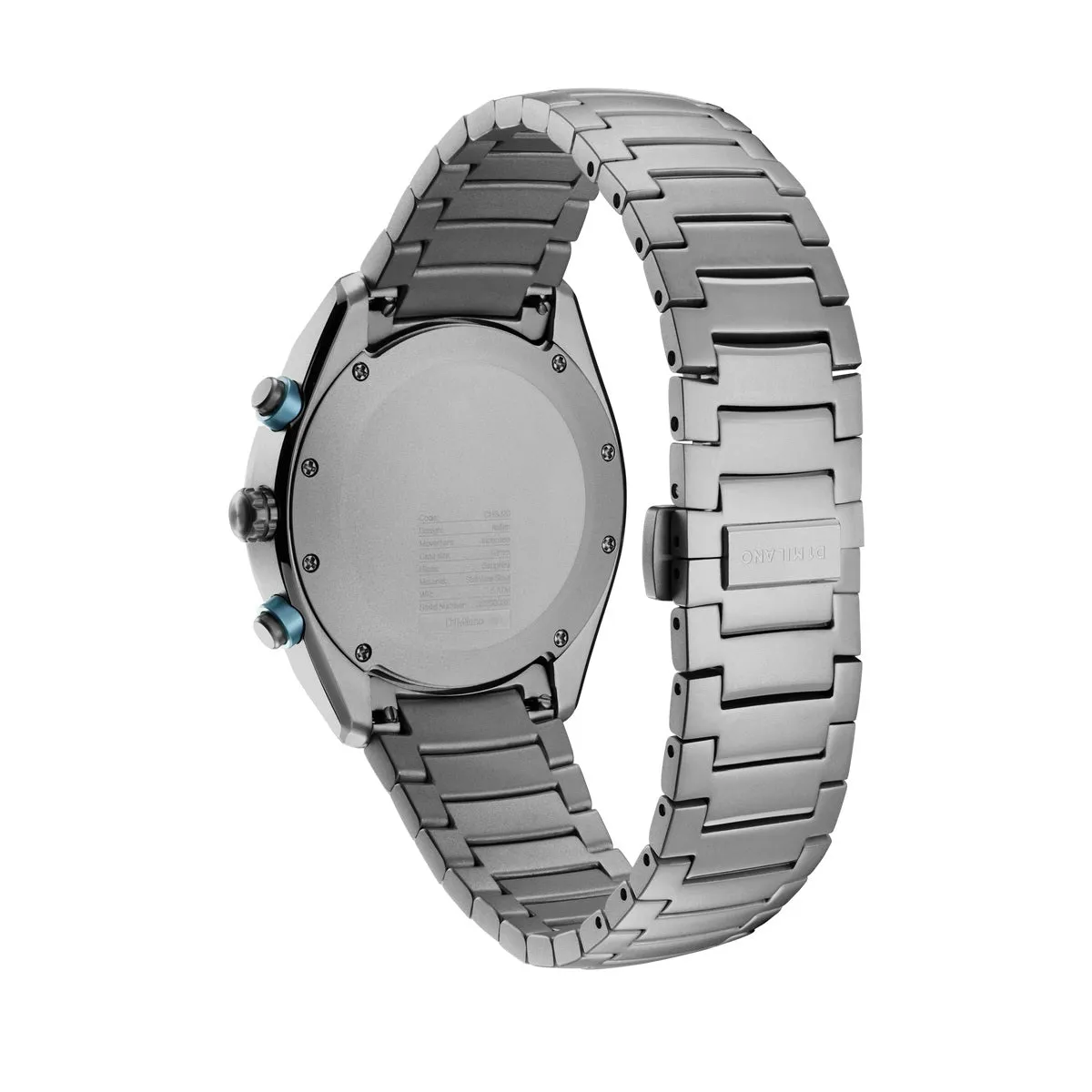 D1 Milano CRONOGRAFO Quartz Gun Metal Dial Analog Watch For - Gents CHBJ21