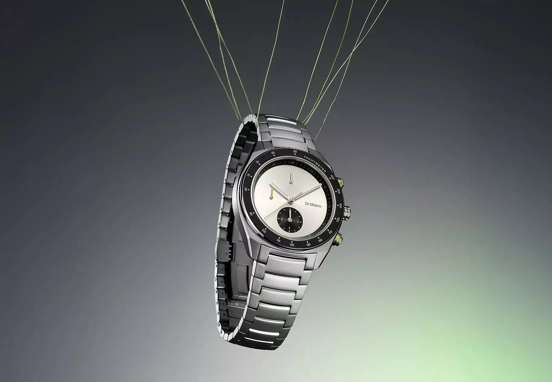 D1 Milano CRONOGRAFO Quartz Silver Dial Analog Watch For - Gents CHBJ20