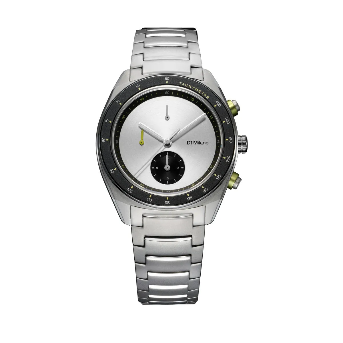 D1 Milano CRONOGRAFO Quartz Silver Dial Analog Watch For - Gents CHBJ20