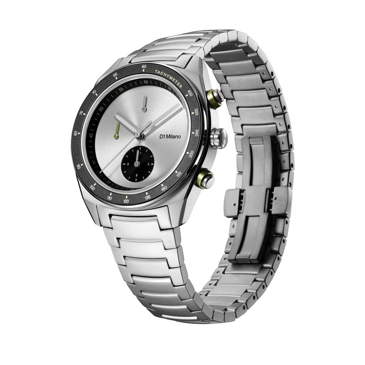 D1 Milano CRONOGRAFO Quartz Silver Dial Analog Watch For - Gents CHBJ20