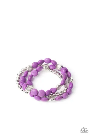 Desert Verbena Purple Paparazzi Bracelet