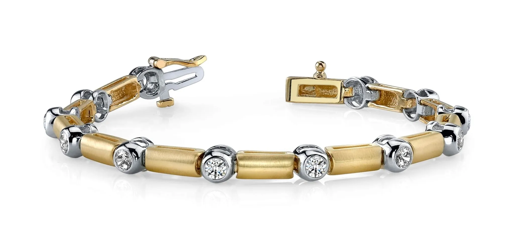 Diamond And Bar Lab-Grown Diamond Bracelet with 1.92 ct.(finished) 3.5mm