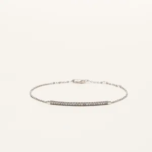 Diamond Bar Chain Bracelet | 0.23ctw | 7"|