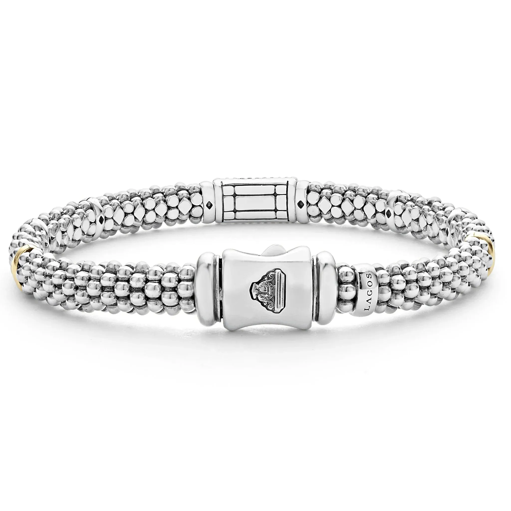 Diamond Caviar Bracelet | 6mm