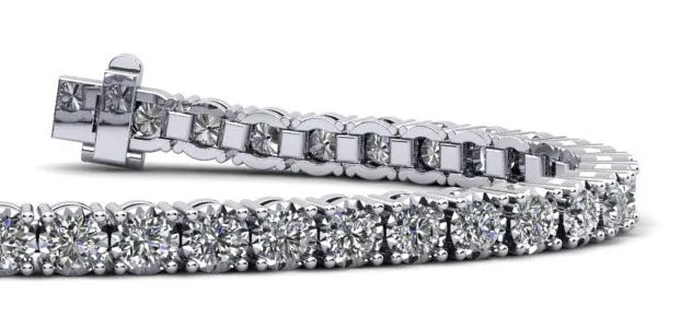 Diamond Crown Lab-Grown Diamond Tennis Bracelet with 4.56 ct.(finished) 3.2mm