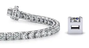 Diamond Dreams Lab-Grown Diamond Tennis Bracelet with 12.21 ct.(finished) 4.4mm
