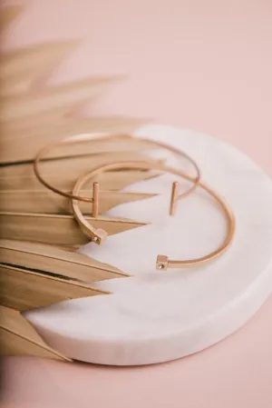Double the Trouble Cuff in Gold