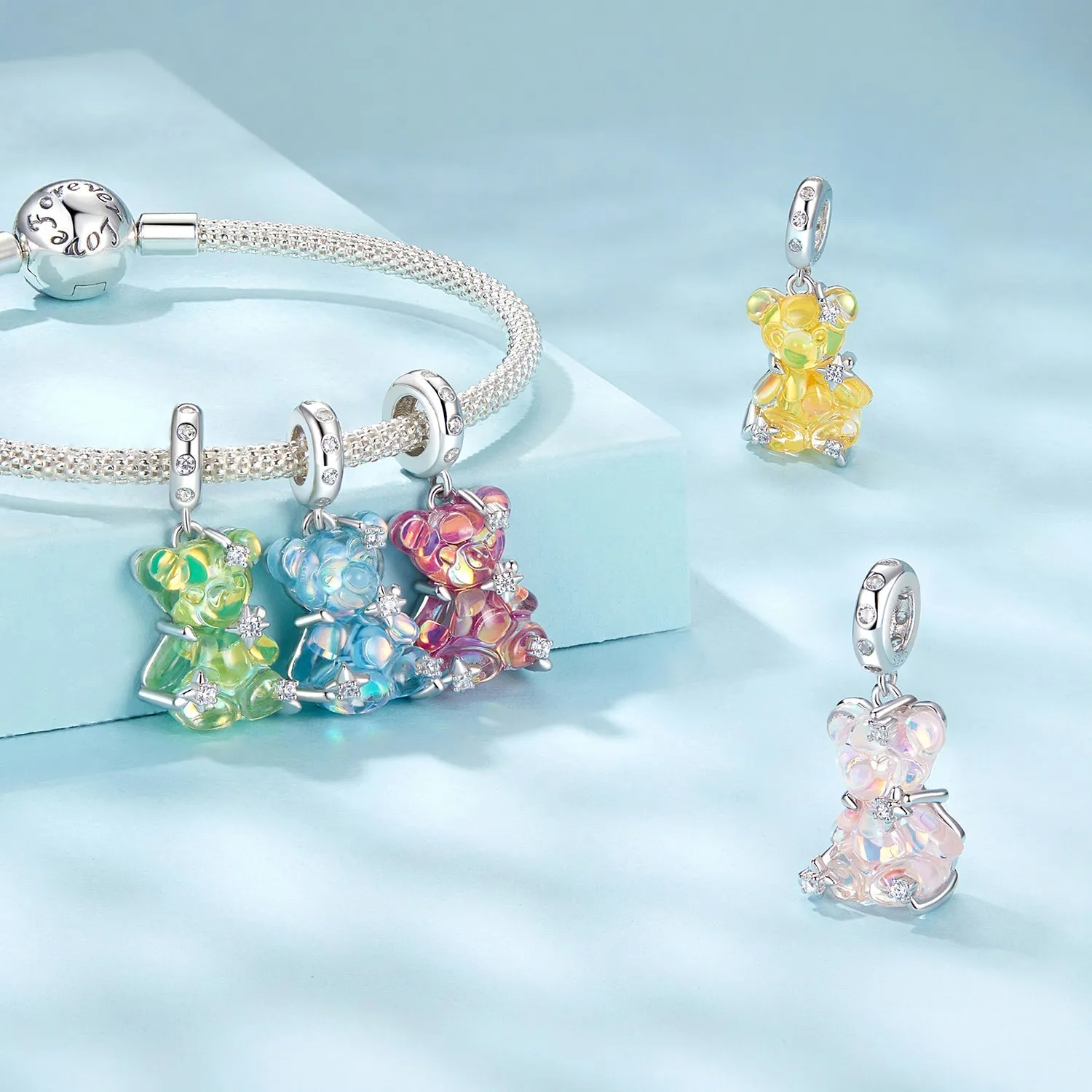 Dreamy Bear Pendant Charm