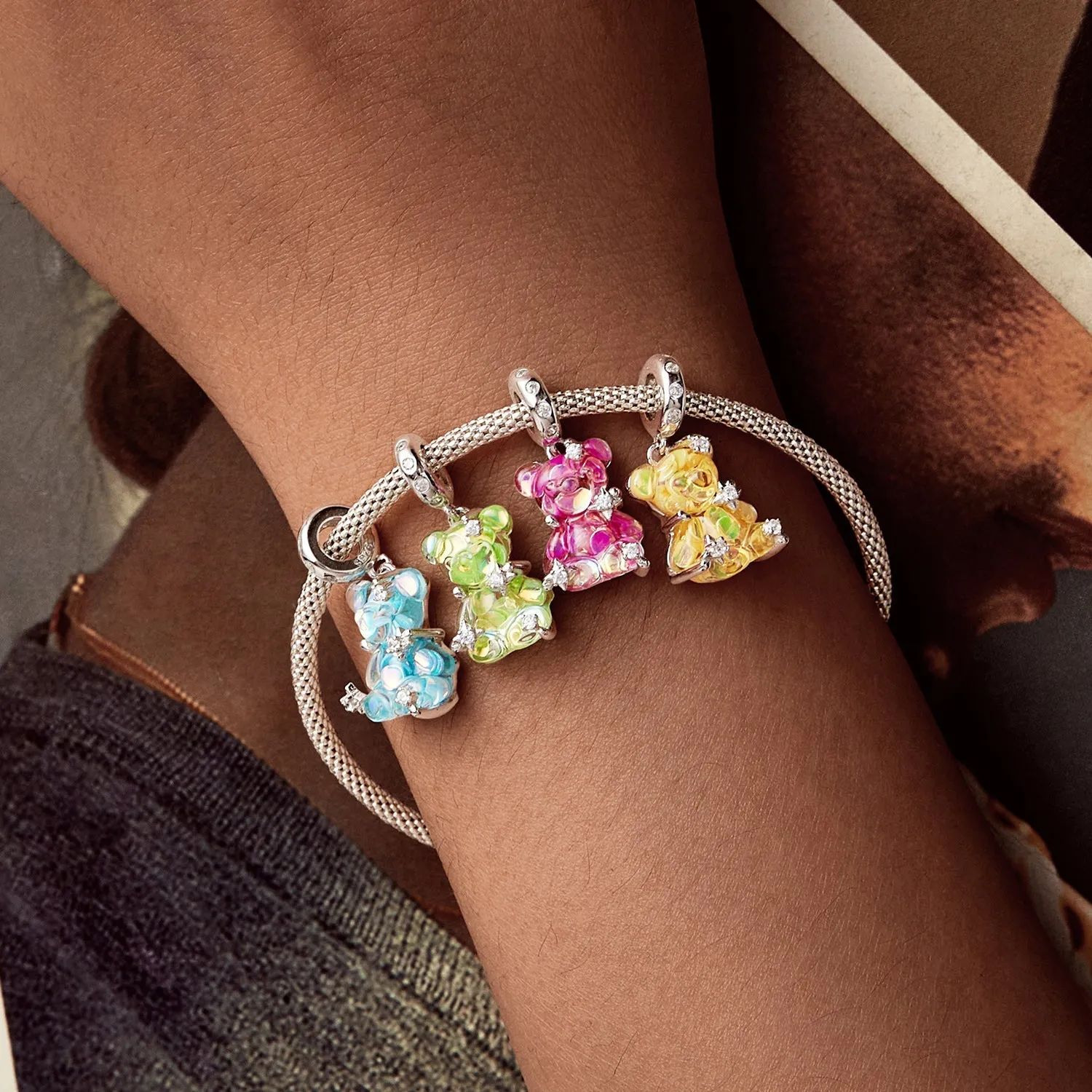 Dreamy Bear Pendant Charm