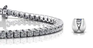 Enchanted Tulip Lab-Grown Diamond Tennis Bracelet with 2.31 ct.(finished) 2mm