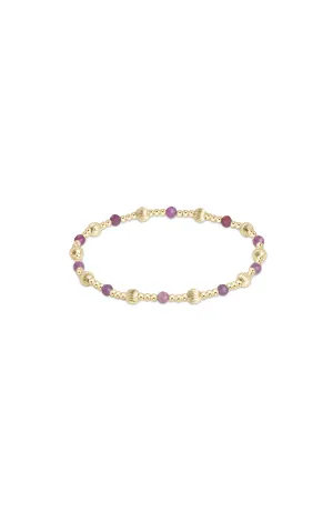 Enewton - Dignity Sincerity Pattern 4mm Bead Bracelet - Ruby