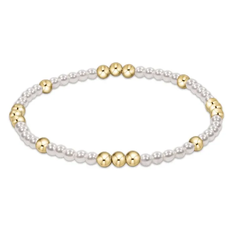 ENewton Worthy 3mm Bracelet - Pearl