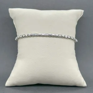 Estate Platinum Stretch Bracelet