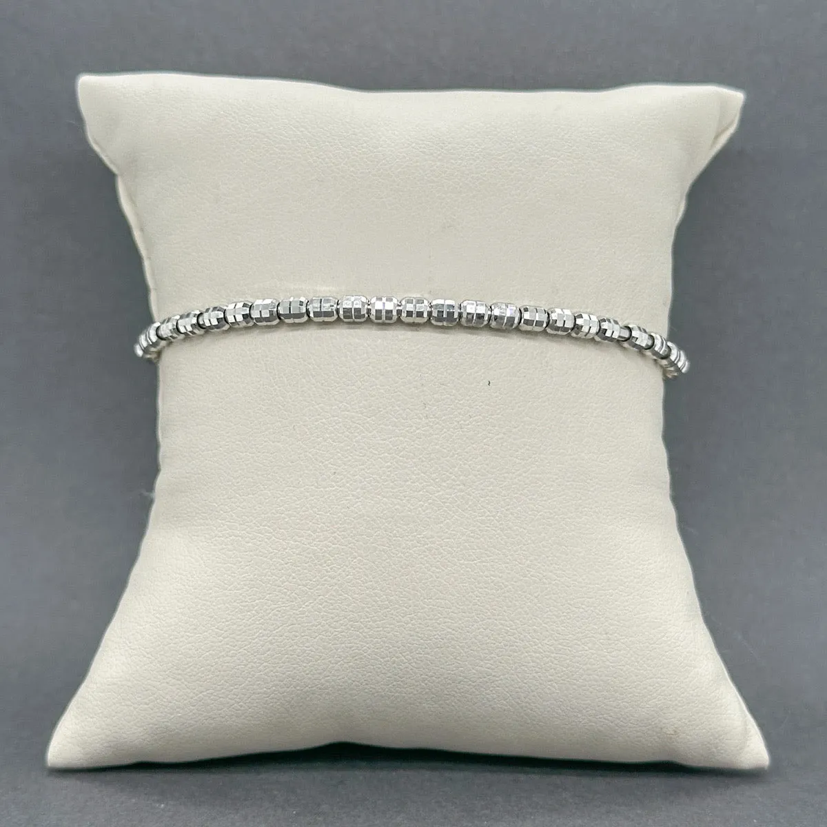 Estate Platinum Stretch Bracelet