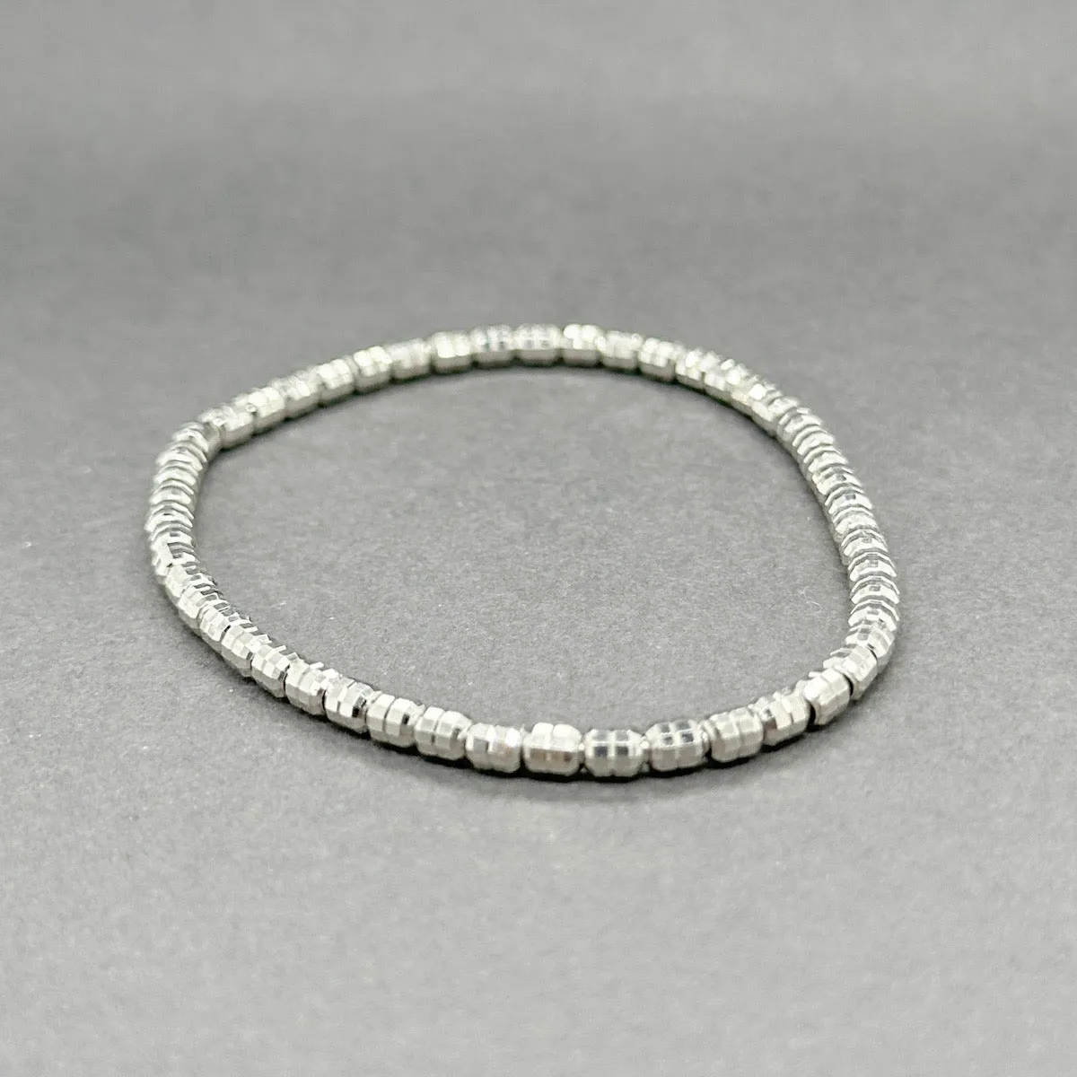 Estate Platinum Stretch Bracelet