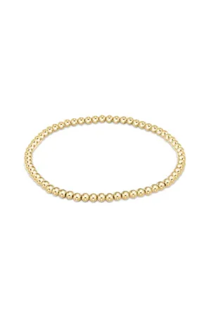 EXTENDS Classic Gold 3mm Bead Bracelet