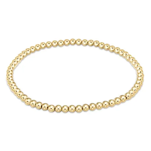 EXTENDS Classic Gold 3mm Bead Bracelet