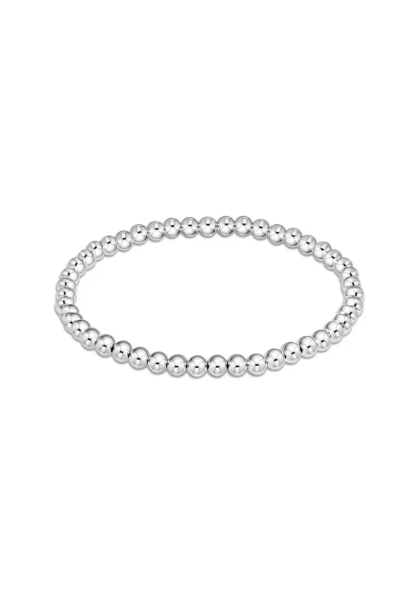 EXTENDS Classic Sterling 4mm Bead Bracelet