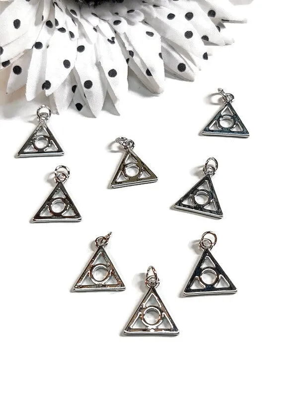 Family Group Pendant Charms - Silver Tone