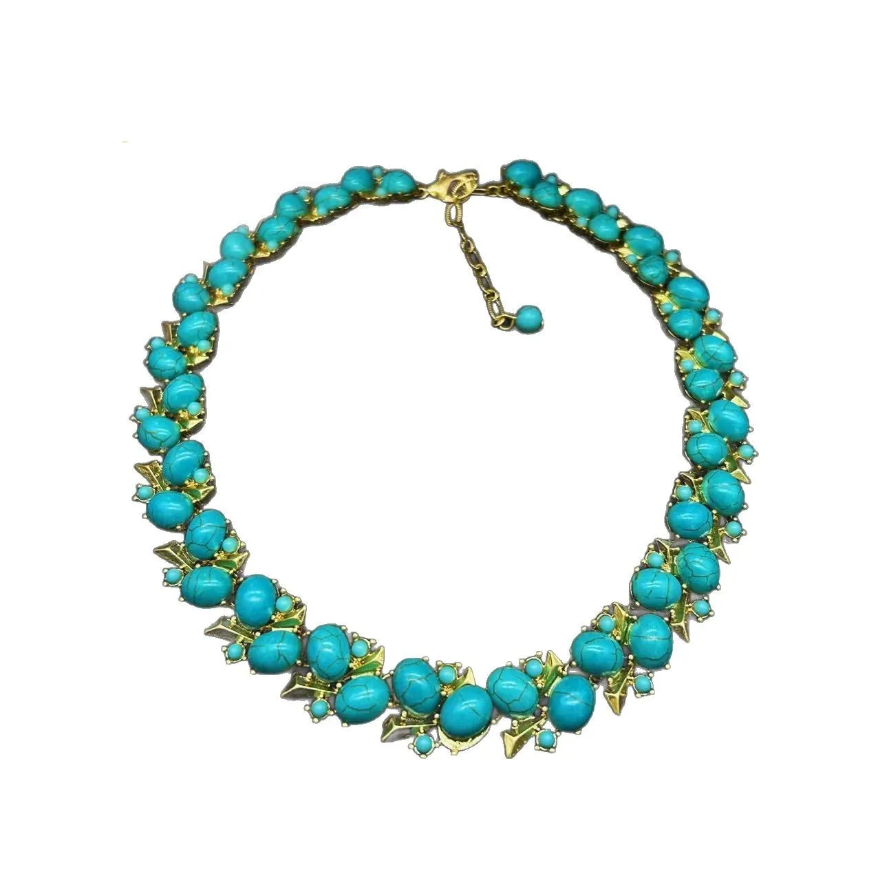 Fashionable Elegant Court Turquoise Necklace