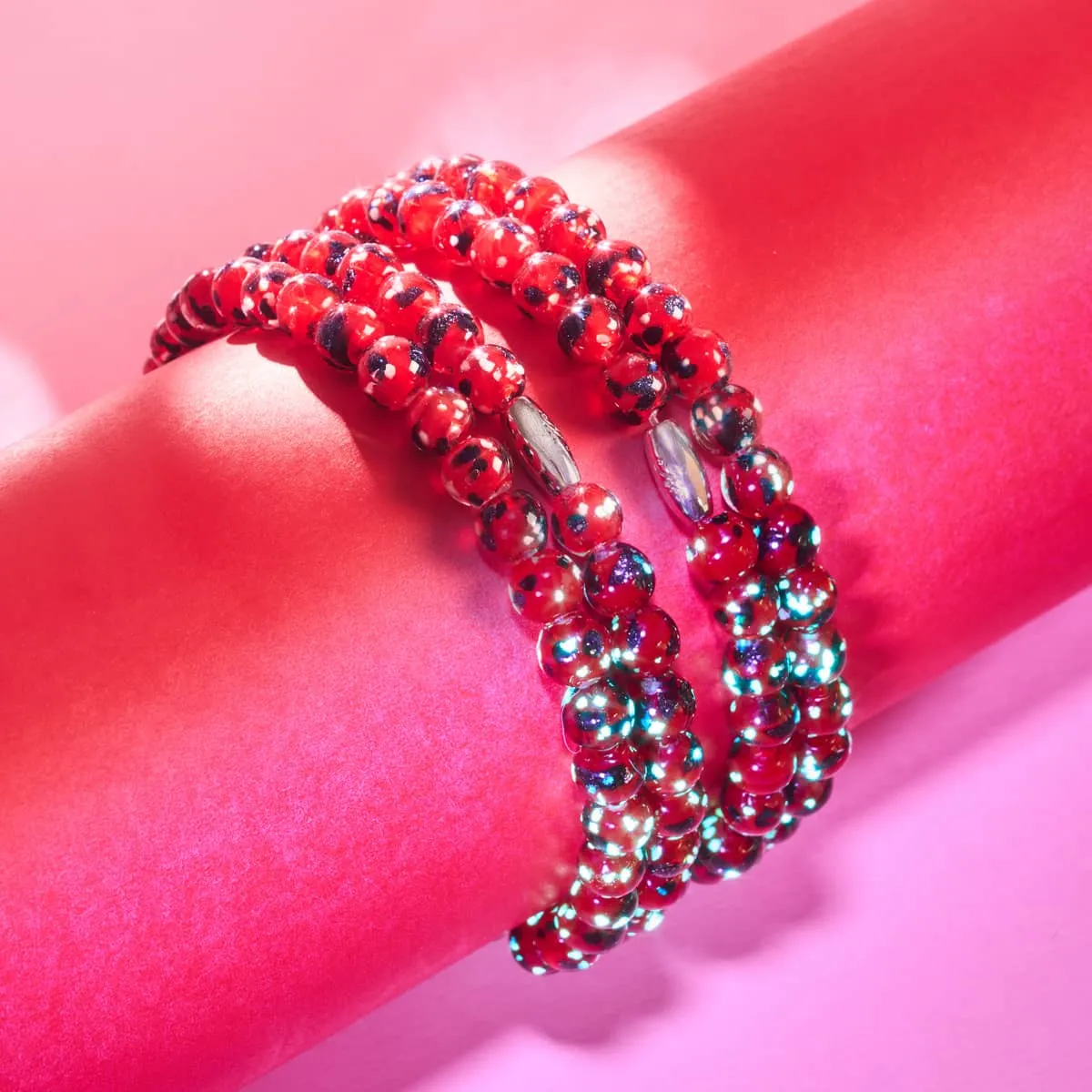 Fire & Ice | .925 Sterling Silver | Firefly Glass Wrap