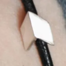 Fjellsmykke - Lus Silver Pendant on Leather Bracelet