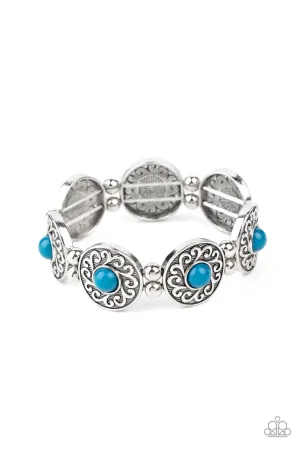 Flirty Finery Blue Paparazzi Bracelet