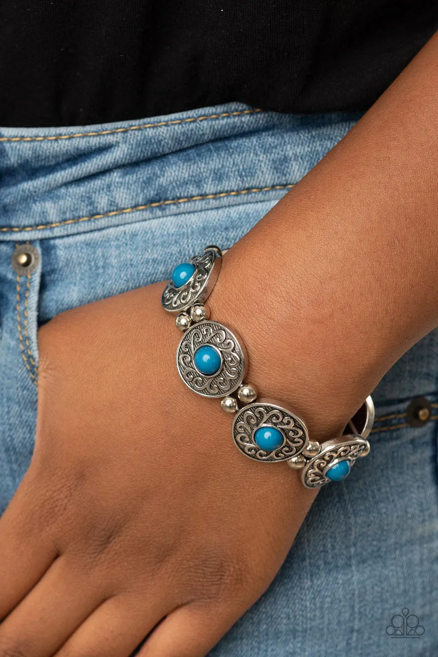 Flirty Finery Blue Paparazzi Bracelet