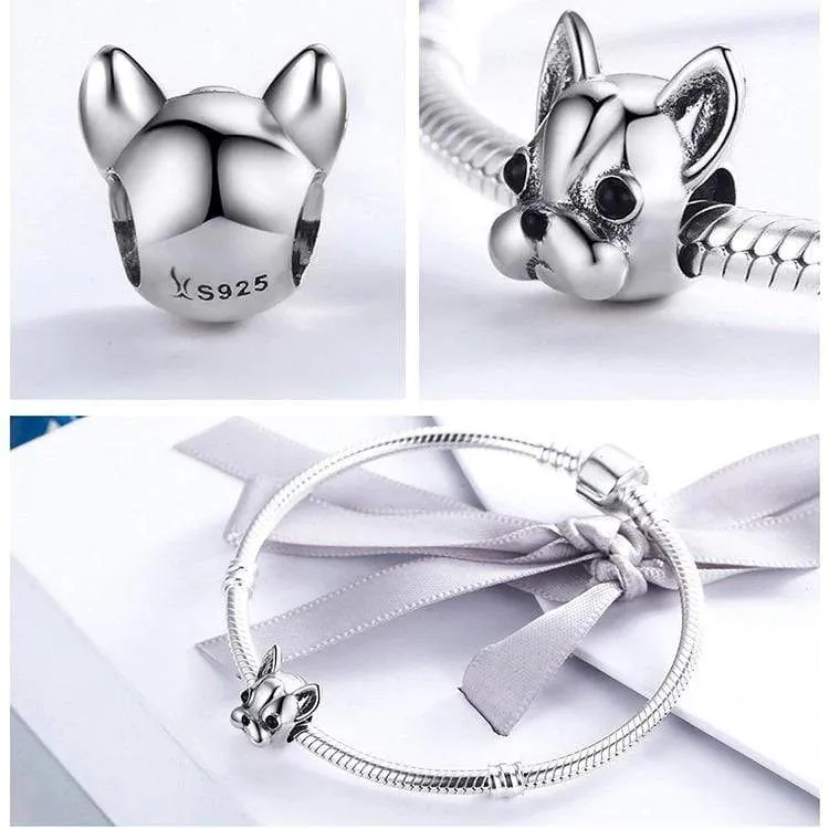 French Bulldog Face Charm