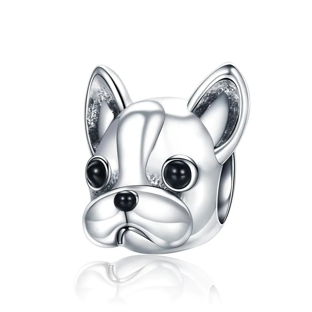French Bulldog Face Charm
