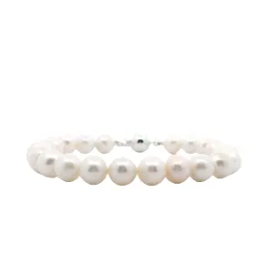 Fresh Water Pearl Bracelet with a Sterling Silver Clasp 19cm
